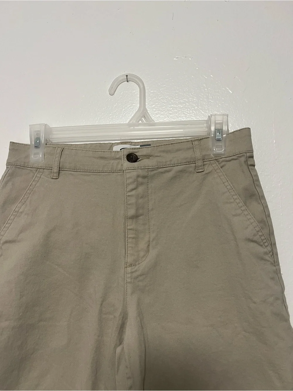 Old Navy Boy Tan Flat-Front Shorts Size14